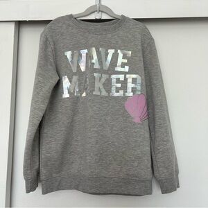 Disney Little Mermaid 'Wave Maker'‎ Sweatshirt. SIZE 10/12